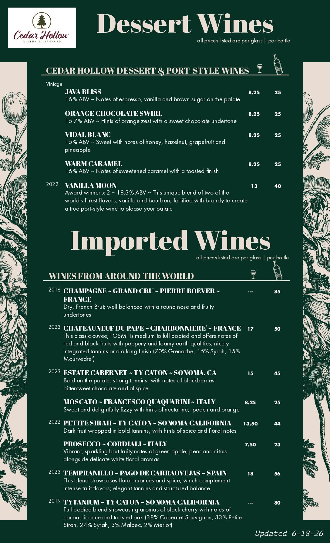 Wine List June 2026 pg3